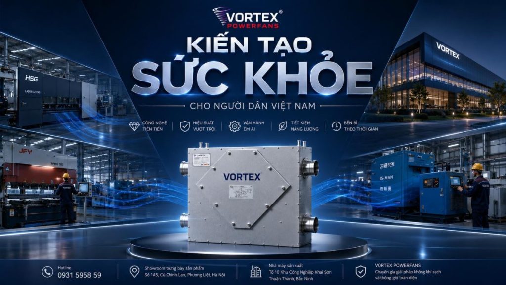 hệ thống cấp khí tươi vortex
