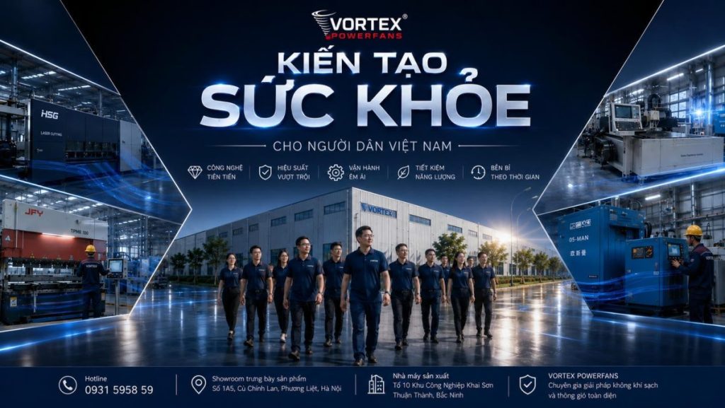 hệ thống cấp khí tươi vortex