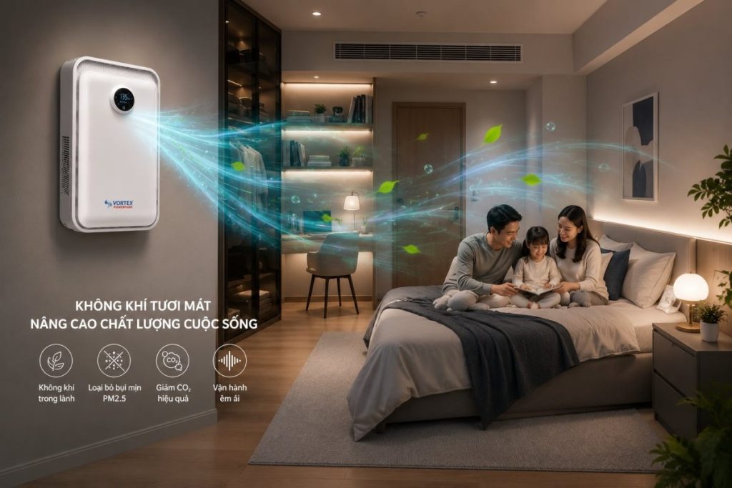máy cấp khí tươi freshbox vortex