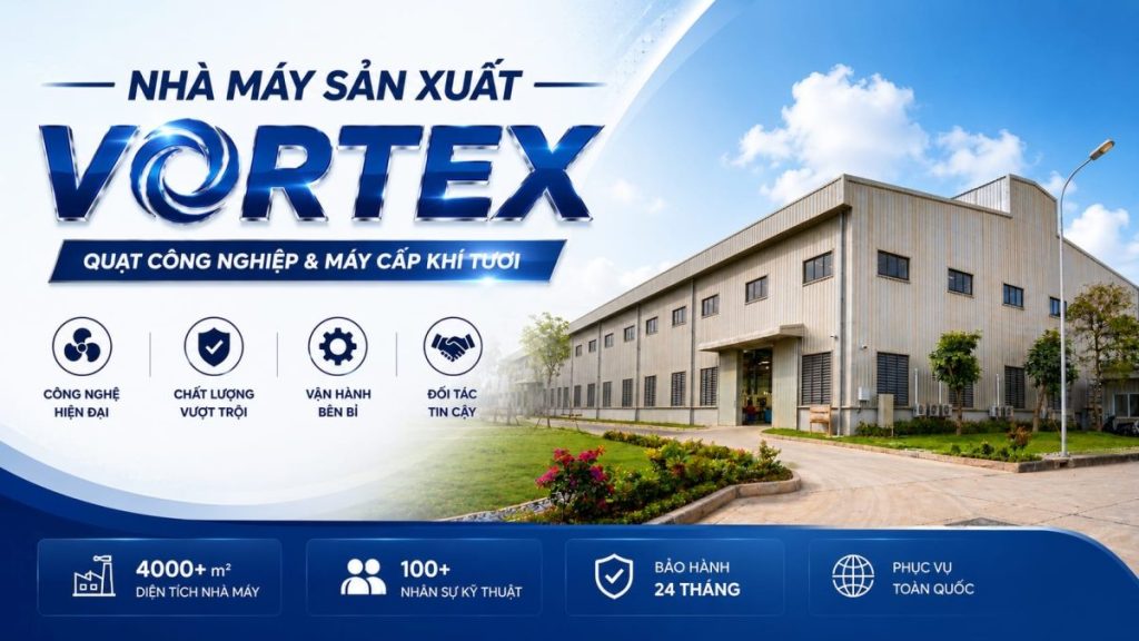 nhà máy khí tươi vortex
