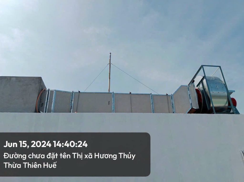 Hệ thống thông gió quạt hút cho dự án Chung cư West Sky - Huế