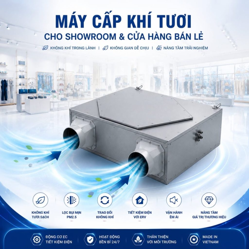 máy cấp khí tươi vortex