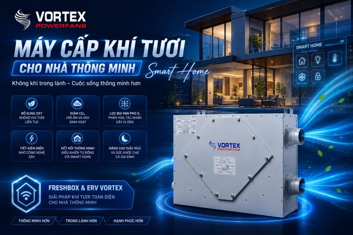 Hệ thống máy cấp khí tươi cho nhà thông minh (Smart Home) Hệ thống máy cấp khí tươi cho nhà thông minh (Smart Home)
