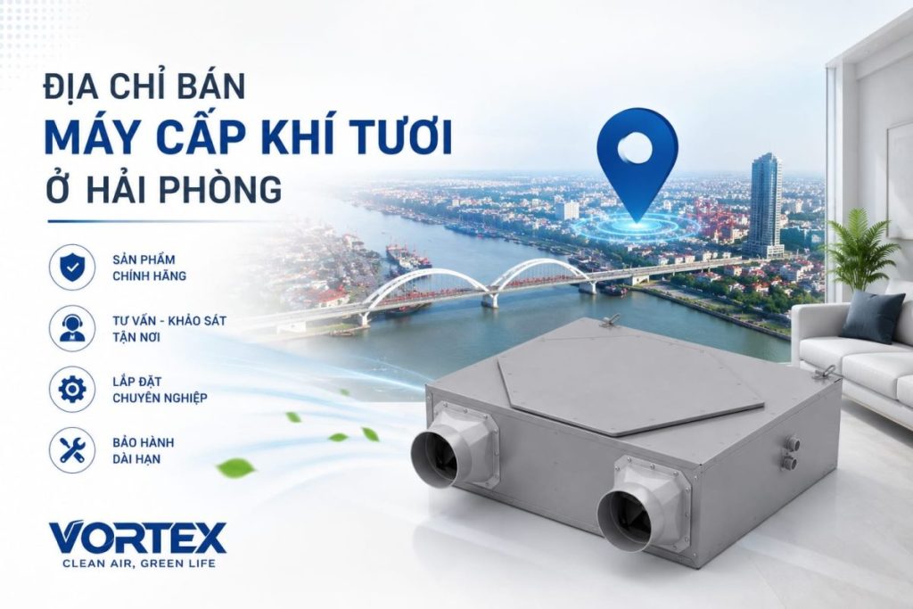 Địa Chỉ Bán hệ thống Máy Cấp Khí Tươi tại Hải Phòng