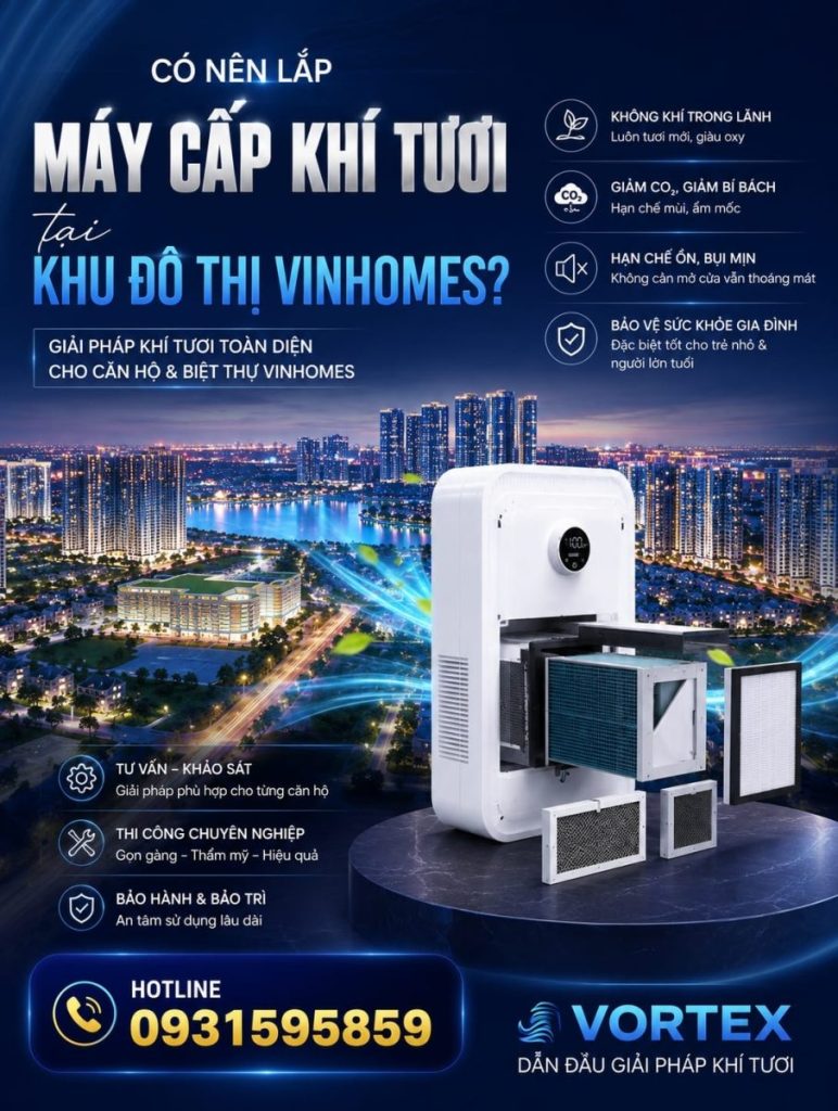 tư vấn máy cấp khí tươi vortex