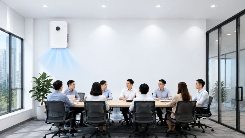 Máy cấp khí tươi cho phòng họp Máy cấp khí tươi cho phòng họp